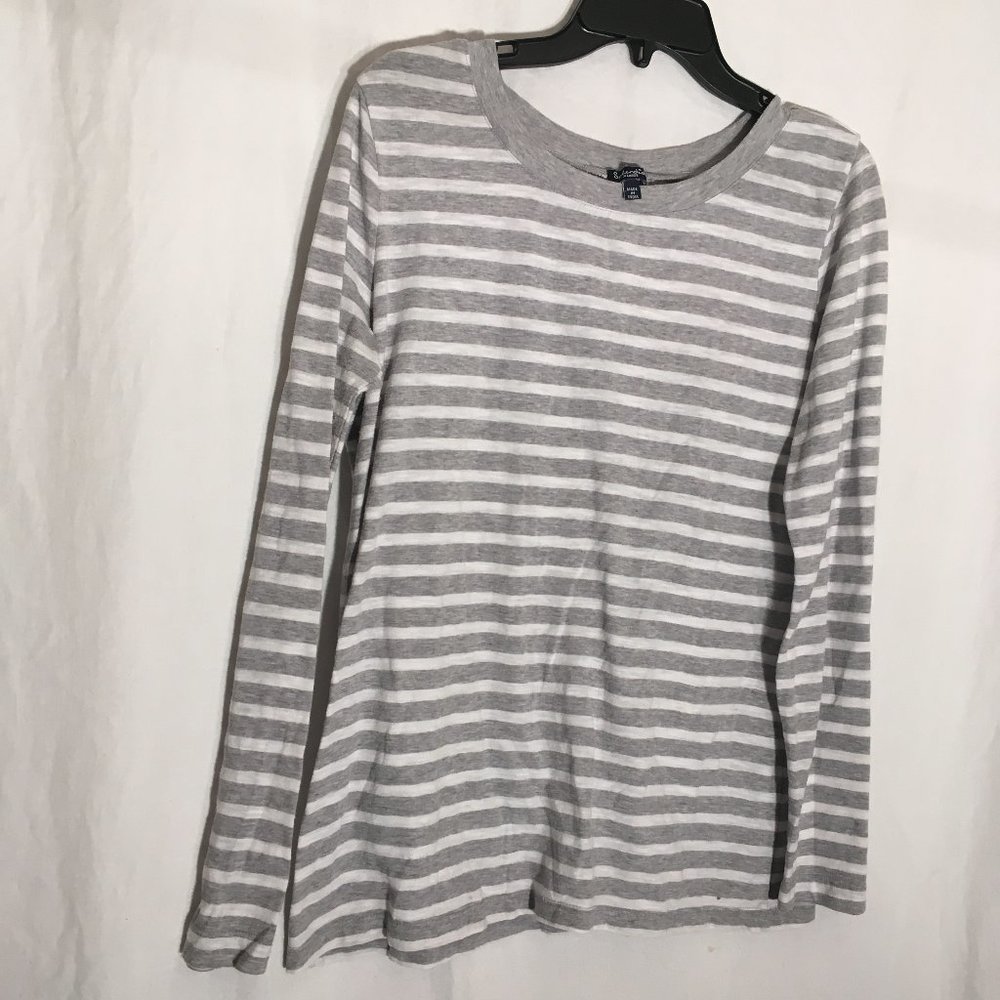 Splendid Button Back Long Sleeve Tee Sz XL